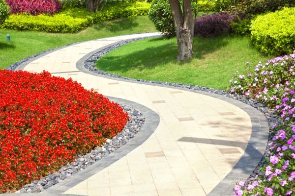Garden Walkway Installation in Redding