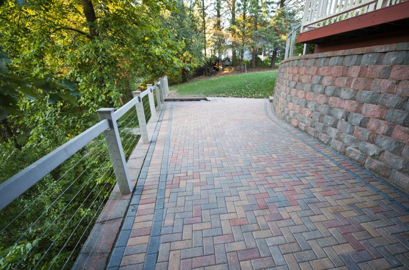 Brick paver patio